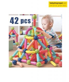 Magnetic Sticks &ndash; 42 PCS, Magnet Building Blocks 7