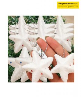 Christmas Tree Hanging Star Ornaments &ndash; Set of 6-2