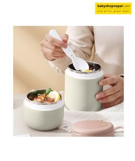 WARMER CAN 430ML, Insulated Stainless Steel Thermal Lunch Box With a Leak Proof Screw Cap 3