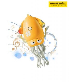 Electric Dancing Squid Toy With LED Lights and Music Dancing Interactive Toy, Electric Dancing and Crawling Octopus Toy 12