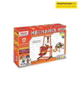 Mechanix AARTI | Motorized Engineering System For Creative Kids | Age 8+ | 5 Festive Models | Smart Bag | Metal Construction Set For Boys & Girls 4