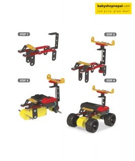 Mechanix ROBOTIX-0 | Motorized Engineering System For Creative Kids | Age 8+ | 5 Models | DIY STEM Toys | Metal Construction Set For Boys and Girls 3