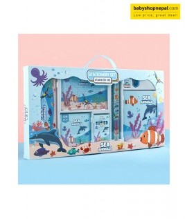 Sea Animlas Themed Stationery Gift Box for Kids &ndash; Lovely School Gift Box Set-1