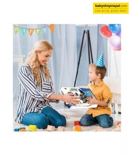 Military Airplane Toy for Kid - 2-in-1 Military Aircraft Playset for Girls, Boys, Fighter Jet with 7 Truck Vehicle Helicopter, Army Men, Car Kit for 4 to 8 Years Old 6