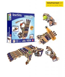 Smartivity DIY Robotic Mechanical Hand, STEM, Fun Toys for kids 8-14, Educational & Construction Activity, Birthday Gift, Science Engineering Project-1