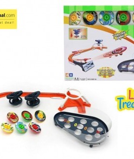 Spinning Top Spiral Launching Shooter Game Set for kids 1
