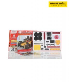 MECHANIX BASIC | Engineering System For Creative Kids | Age 7+ | 6 Models | DIY STEM Toys | Metal Construction Set For Boys and Girls 3