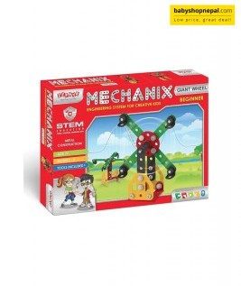 Mechanix Beginner GIANT WHEELS | Engineering System For Creative Kids | Age 7+ | 2 Models | DIY STEM Toys | Construction Set For Boys & Girls-2