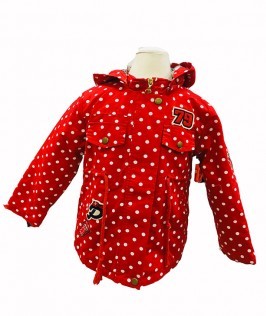 Red Polka Dotted Jacket-1