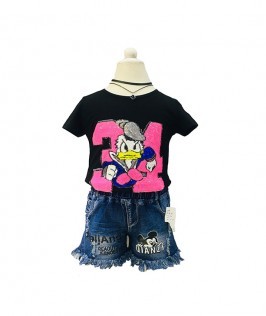 Donald Duck T-shirt With Shorts-1