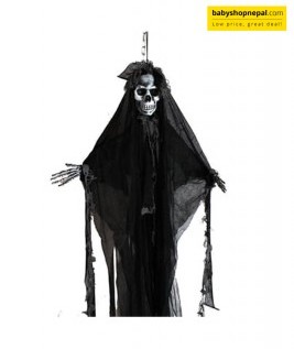 Halloween Black Skeleton ( Hanging ) -1