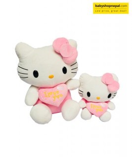 Hello Kitty I love you theme soft toy-1
