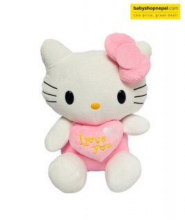 Hello Kitty I love you theme soft toy 3