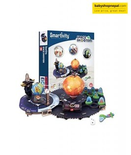 Smartivity Space Shooters | 8-14 Years | DIY STEM Construction Toy Gift Kit For Kids 6 To 14 Years-1