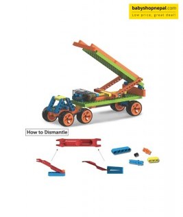 Blix Power Screw, Motorized Engineering System, DIY Building & Construction Set For Boys & Girls 3