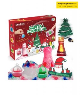 Smartivity Santa's Science Lab | Chemistry Science Experiment Kit for Boys & Girls | For Ages 5,6,8,10,12,14 | Kids Safe & Non Toxic-1