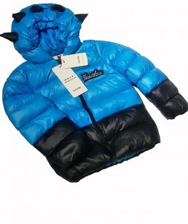Blue And Black Down Jackets-1