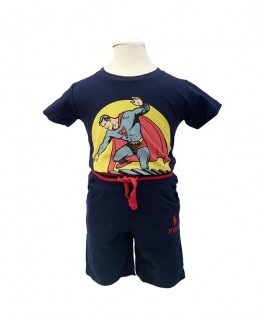 Superman T-shirt With Polo Short-1