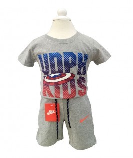 summer T-shirt With Nike Short-1