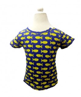 Fish Printed Summer T-Shirt-1