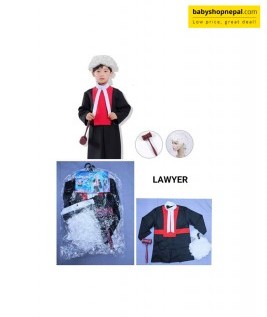 Children Judge Costume, Halloween Costume for Kids, Fancy Dress for Kids Jobs Character Dress-1