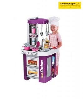 Children Large Kitchen Play Set, Talented Chef Pretend Play Set for Kids-2