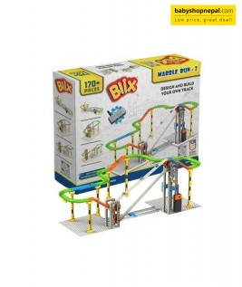 Blix Marble Run 2 | Motorized Engineering System | Age 8+ | 170+ Pieces | DIY STEM Toys | Building & Construction Set For Boys & Girls-1