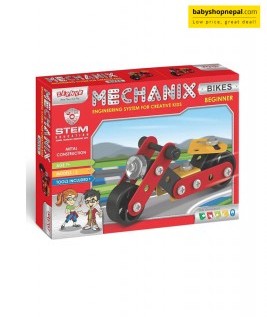 Mechanix Beginner BIKES | Engineering System For Creative Kids | Age 7+ | 2 Models | DIY STEM Toys | Building Construction Set For Boys and Girls 3