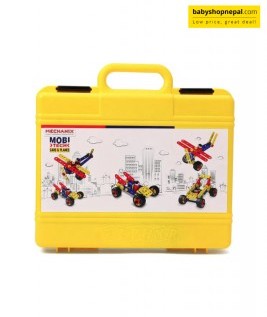 MECHANIX MOBITECH Cars & Planes, A Plastic Engineering System For Creative Kids, STEM Construction Set For Boys & Girls-2