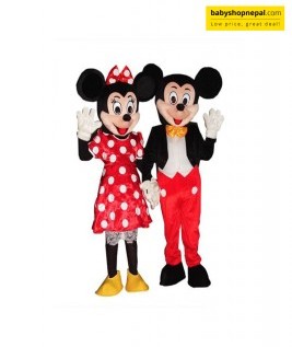 Mickey and Minnie Mouse Mascot Dress -1