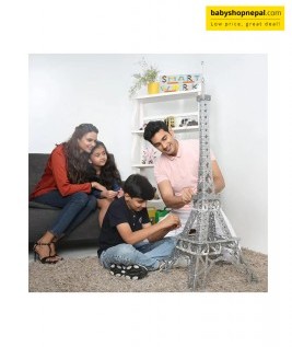 Mechanix Eiffel Tower Set | Engineering System For Creative Kids | For Ages 10+ | 2125 Pieces | 4.5 Feet 4