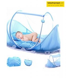 Mosquito Net Mattress and Pillow with Music 3 in 1-1