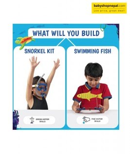 Smartivity Ocean Explorer Activity Kit for 4 to 6 Years Kids | 7 in 1 Fun Activities Toys/Games for Girls & Boys Age 4,5,6 Years 4