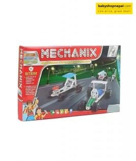 MECHANIX-1 | Engineering System For Creative Kids| Age 7+ | 10 Models | DIY STEM Toys | Building Construction Set For Boys and Girls 4