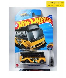 Hot Wheels NEW Case J 2025 Kowloon'D Hypervan Yellow 3