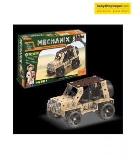 Mechanix Safari | Engineering System For Creative Kids| Age 7+ | 5 Models | DIY STEM Toys | Building Construction Set For Boys and Girls-1