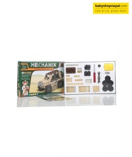 Mechanix Safari | Engineering System For Creative Kids| Age 7+ | 5 Models | DIY STEM Toys | Building Construction Set For Boys and Girls 8