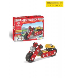 Mechanix Beginner BIKES | Engineering System For Creative Kids | Age 7+ | 2 Models | DIY STEM Toys | Building Construction Set For Boys and Girls-1