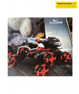 Stunt Car Water Bomb Remote Control Tank for Kids Military Shooting Water Bullets RC Car Toys Water Shots 4WD Rechargeable Toys for Gift for Boys & Girls  3