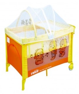 Playpen with Net and Toy Frame Stand 5