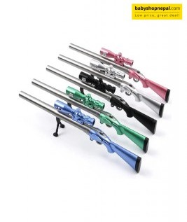 King of Shoutout Rifle Pens, Gun Shape Cool Gel Ink Pens, Sniper Rifle Gel Pen, Stylish Gun Pen With Light for Kids and Adult 3