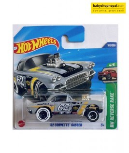 Hot Wheels 2025 Case J Mainline - 62 CORVETTE GASSER 2