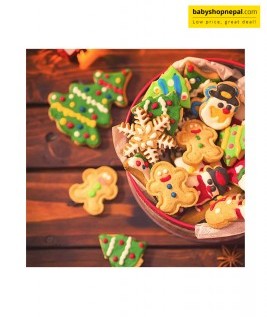 Christmas Themed Silicone Chocolate Molds, Non-Sticky Baking Chocolate Molds 5