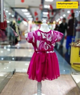 Boutique Made Casual One Piece Pink Frock 2