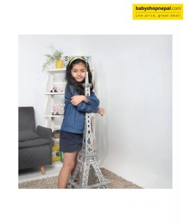 Mechanix Eiffel Tower Set | Engineering System For Creative Kids | For Ages 10+ | 2125 Pieces | 4.5 Feet 3