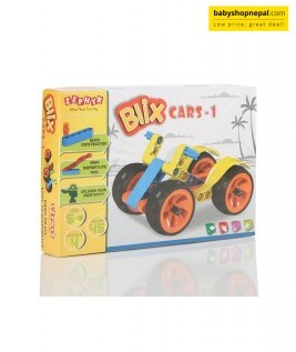 Blix CARS-1| Age 5+ | 4 Models | DIY STEM Toys | Building & Construction Set For Boys & Girls 7