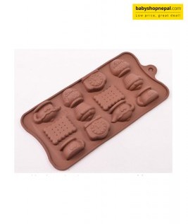 Tea Pot Coffee Cups Biscuit Honey Clock Silicone Chocolate Mould, Sugar Craft, Cake Decoration, Pudding, Desert, Jelly, Gummy, Baking DIY Food Decor 4