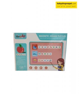 Magnetic Jigsaw Puzzle Letters and Phrases (128pcs )-2