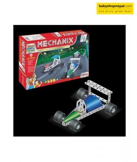 MECHANIX-1 | Engineering System For Creative Kids| Age 7+ | 10 Models | DIY STEM Toys | Building Construction Set For Boys and Girls-1