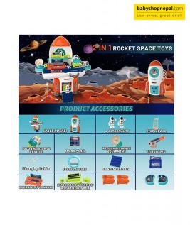 space rocket toys parts included